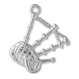 925 Sterling Silver - Scottish Bagpipes Charm