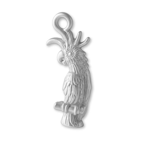 999 Pure Silver - Australian Cockatoo Charm