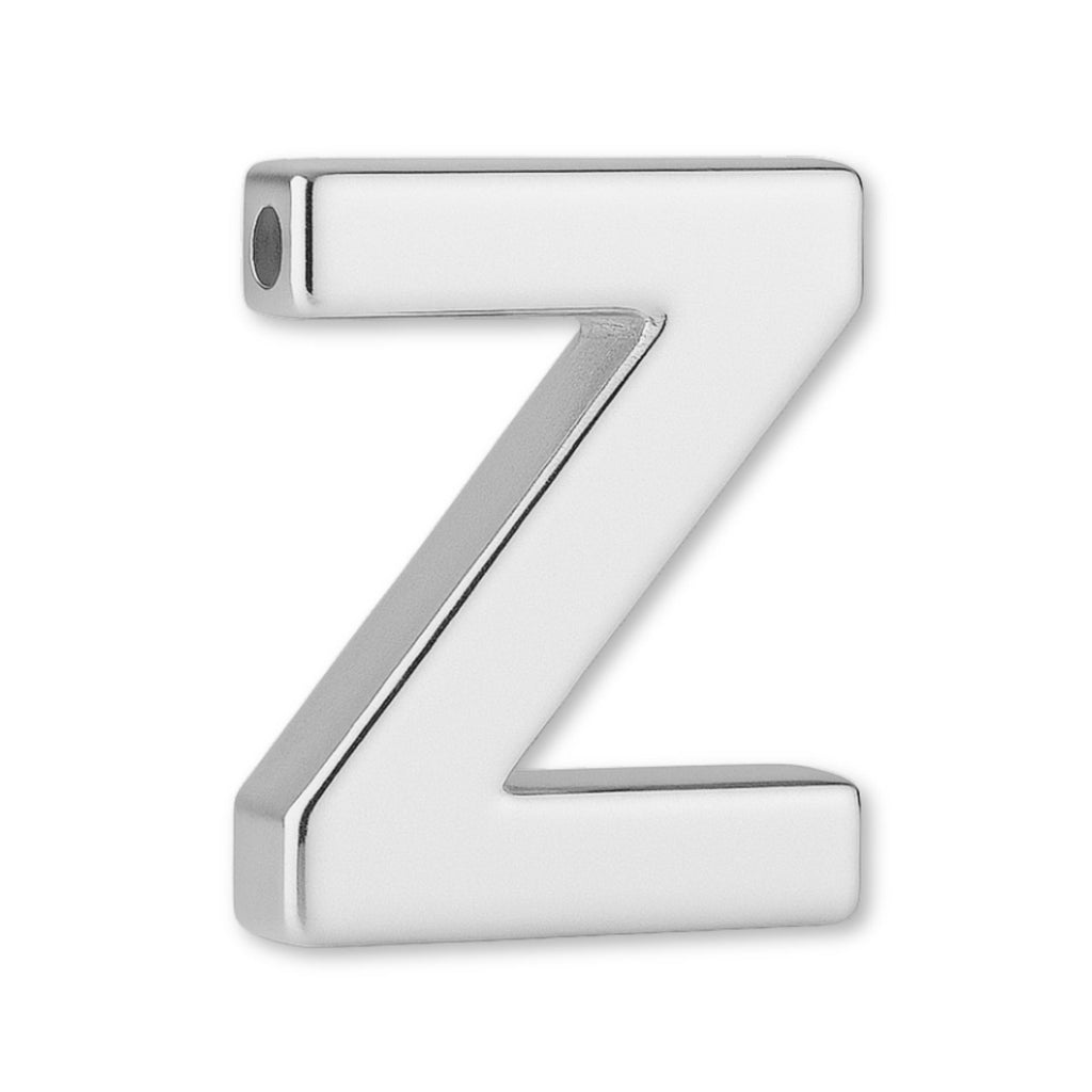 925 Sterling Silver - Block Letter Charm