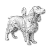 925 Sterling Silver - English Springer Spaniel Dog Charm