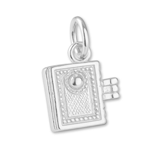 999 Pure Silver - Book Worm Charm