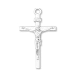940 Argentium Silver - Traditional Jesus Crucifix Charm