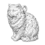 999 Pure Silver - Selkirk Rex Cat Charm