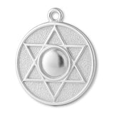 940 Argentium Silver - Star of David Amulet Charm