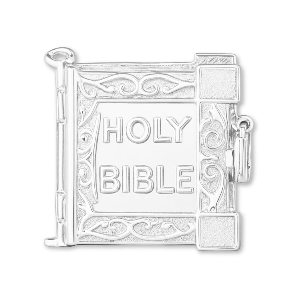 999 Pure Silver - Holy Bible Charm