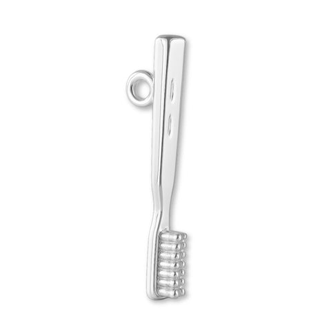 925 Sterling Silver - Classic Toothbrush Charm