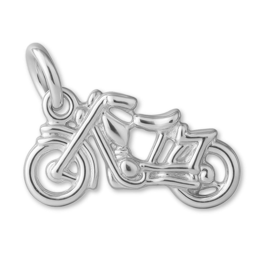 999 Pure Silver - Vintage Motorbike Charm