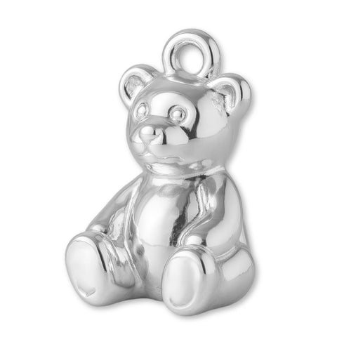 999 Pure Silver - Classic Teddy Bear Charm
