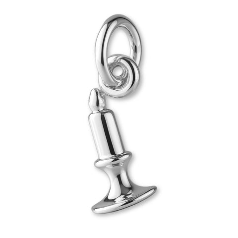 940 Argentium Silver - Vintage Candlestick Charm