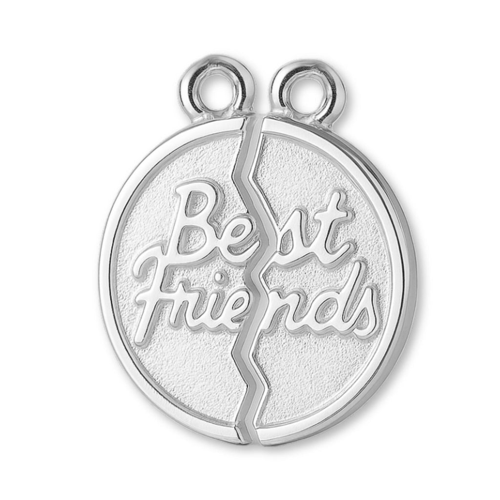 925 Sterling Silver - Classic Best Friends Amulet Charm