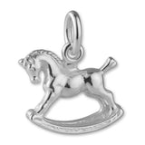 925 Sterling Silver - Classic Rocking Horse Charm