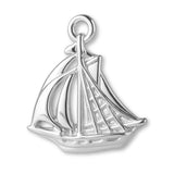 999 Pure Silver - Sailing Schooner Charm