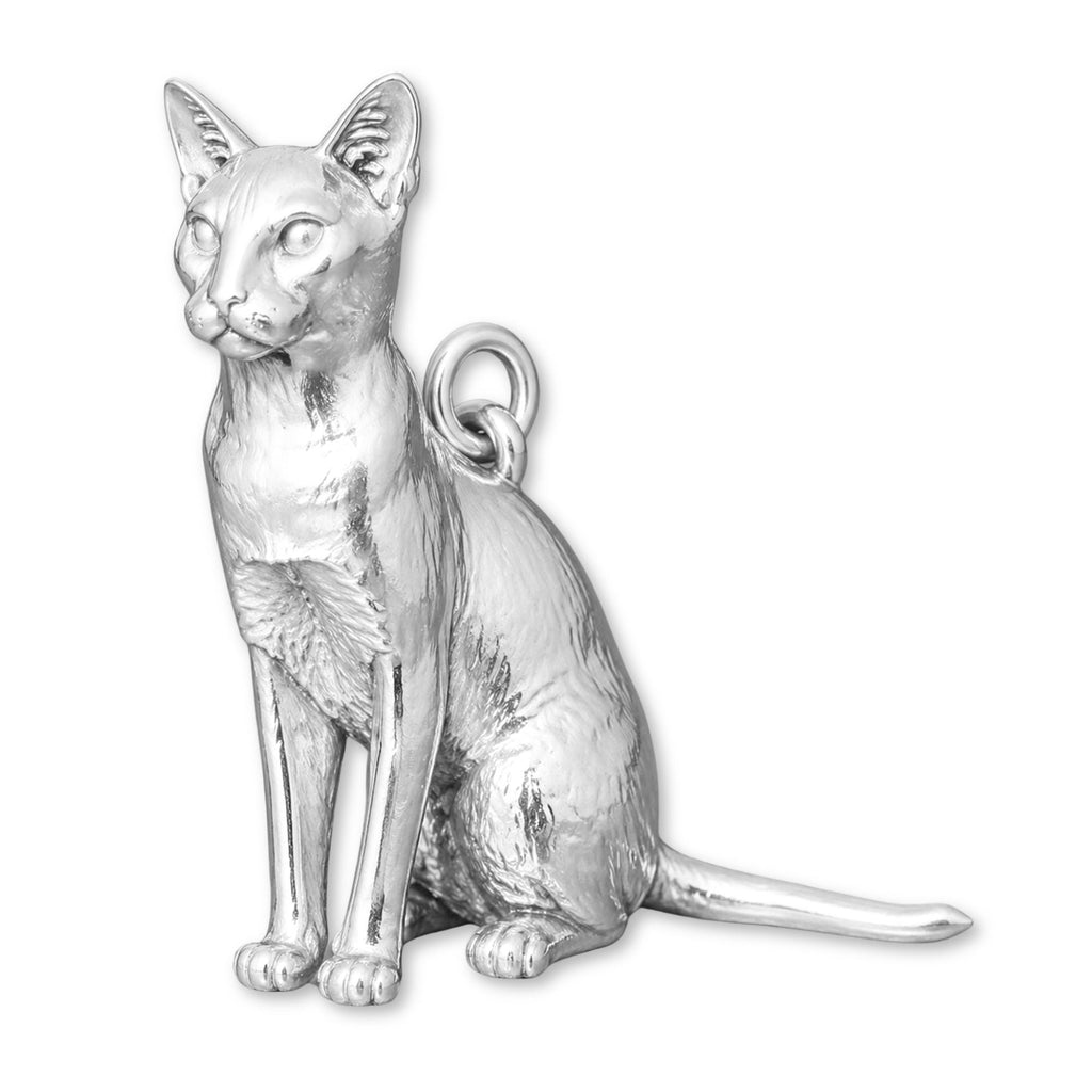 999 Pure Silver - Ocicat Cat Charm