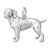 940 Argentium Silver - German Shorthaired Pointer Dog Charm