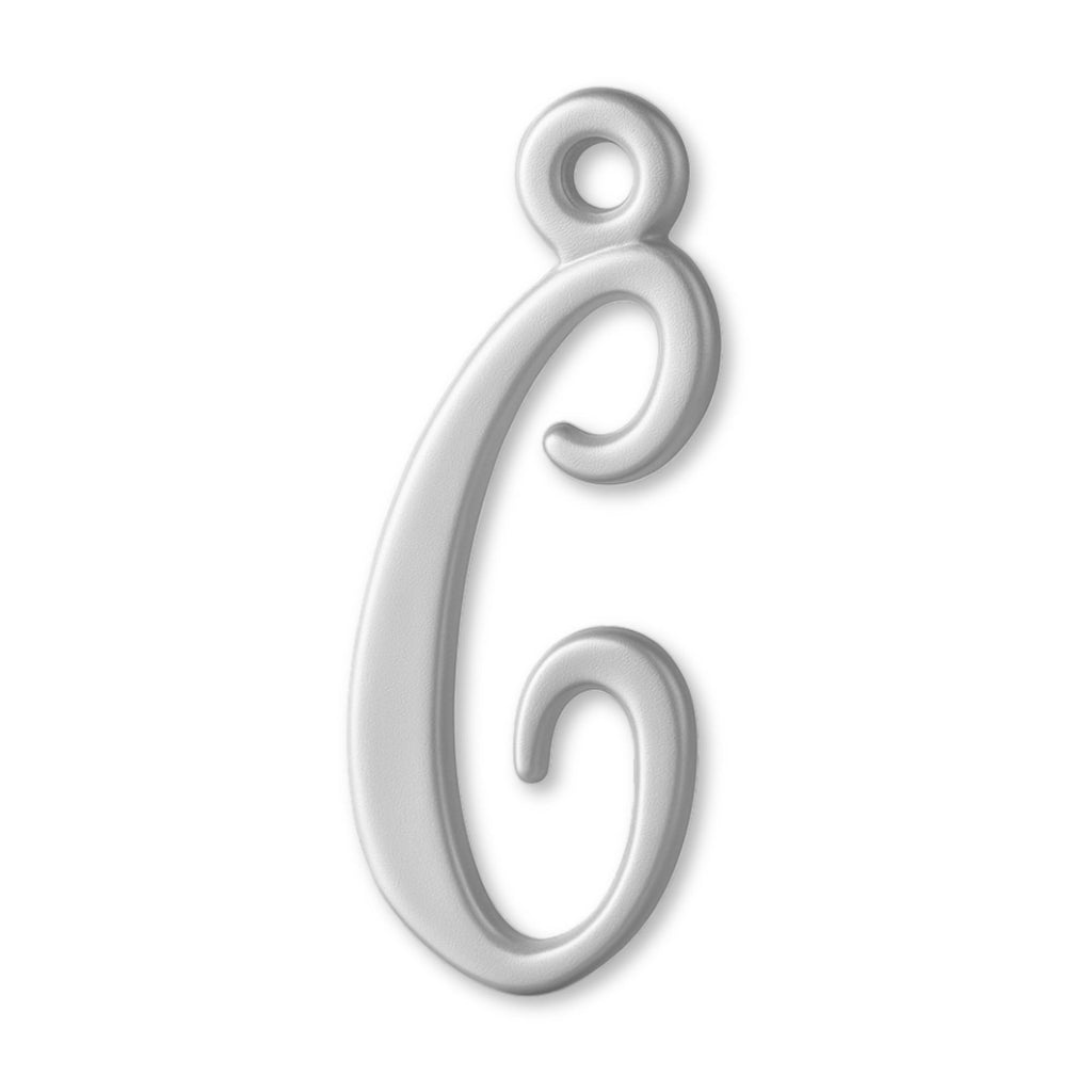 925 Sterling Silver - Cursive Letter Charm