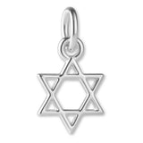 925 Sterling Silver - Mini Star of David Charm