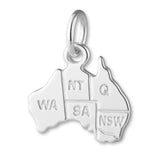 999 Pure Silver - Australia States Charm