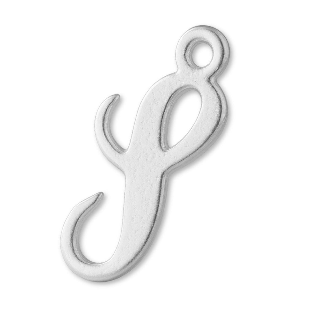 925 Sterling Silver - Cursive Letter Charm