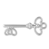 999 Pure Silver - Lovers Key Charm