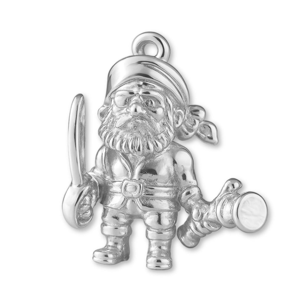 940 Argentium Silver - Pirate Buccaneer Charm