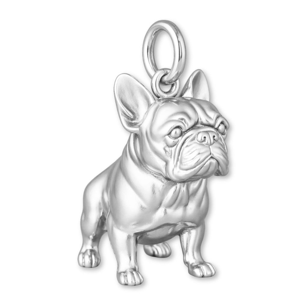 999 Pure Silver - French Bulldog Charm