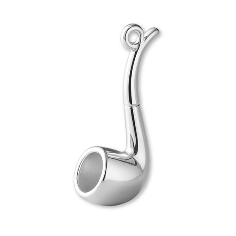 925 Sterling Silver - Classic Tobacco Pipe Charm