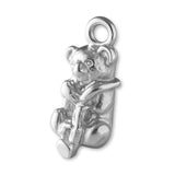 925 Sterling Silver - Koala with Stick Charm