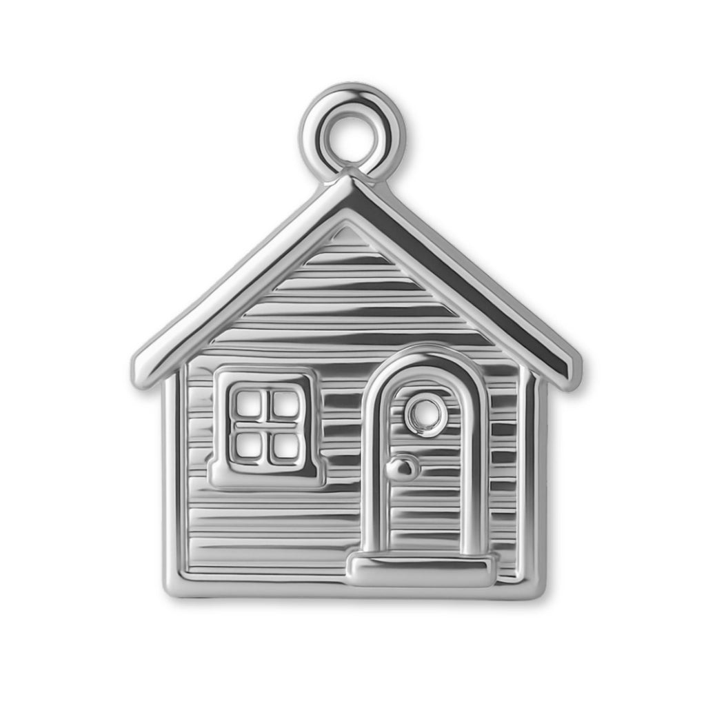 999 Pure Silver - Log Cabin Cottage Charm