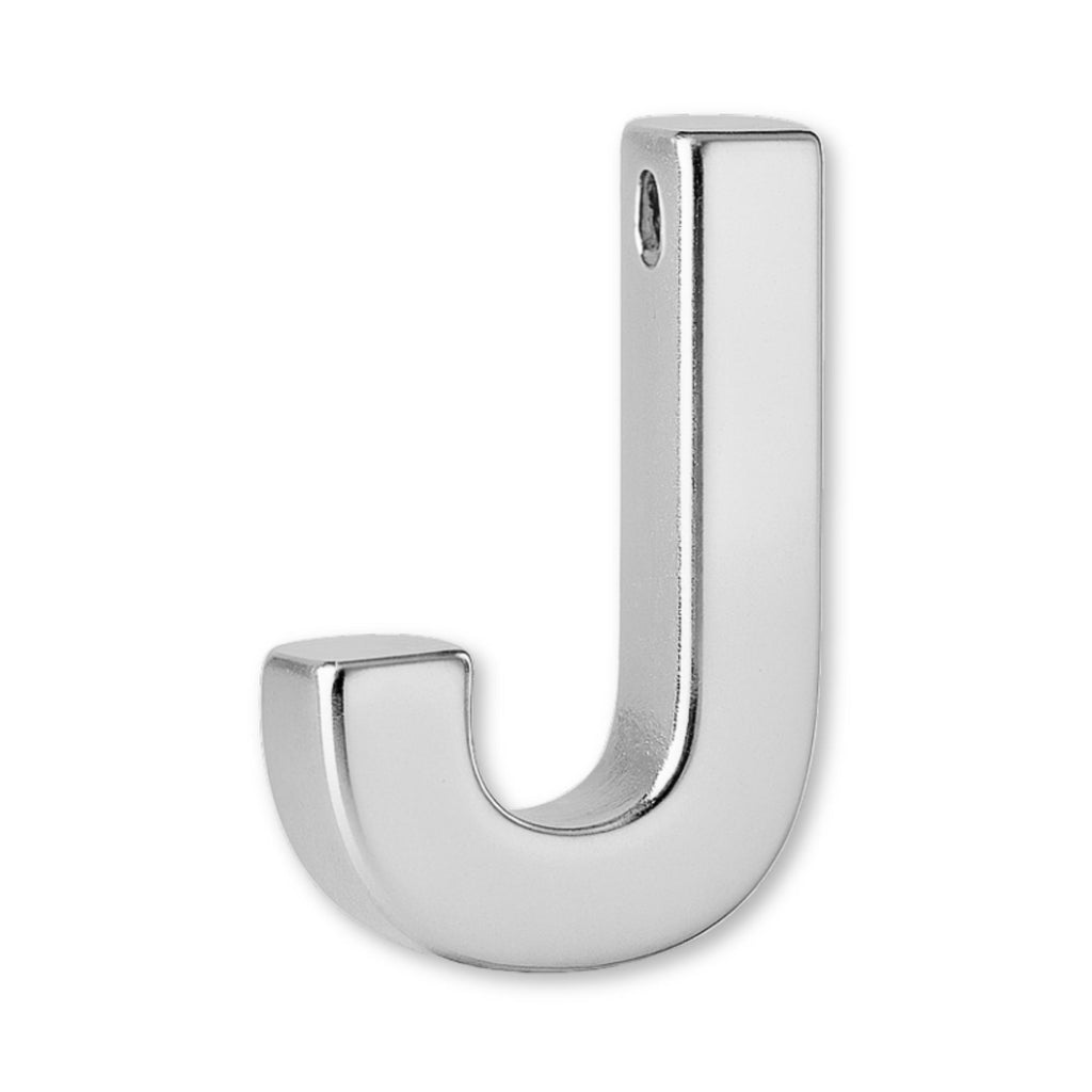 925 Sterling Silver - Block Letter Charm