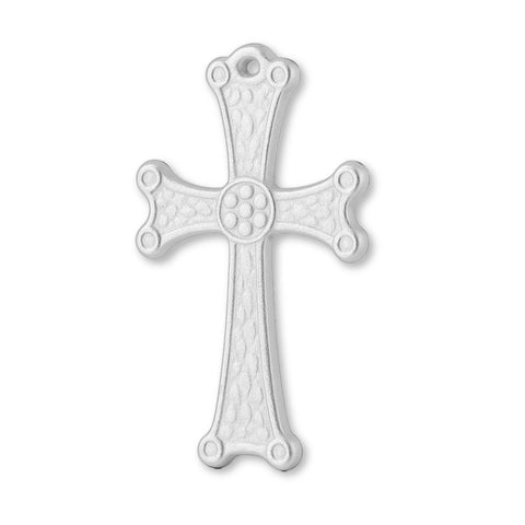 940 Argentium Silver - Medieval Crucifix Charm