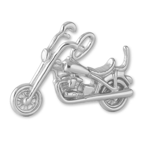 925 Sterling Silver - Cruiser Motorbike Charm