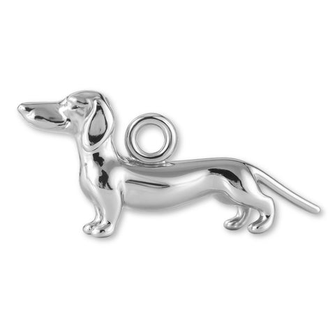 999 Pure Silver - Classic Dachshund Dog Charm