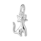 999 Pure Silver - Atomic era Cat Charm