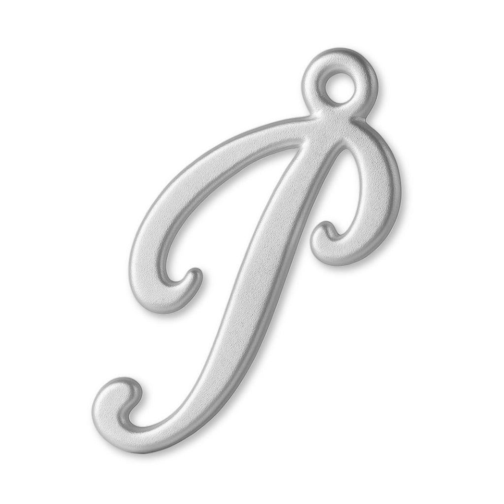 925 Sterling Silver - Cursive Letter Charm