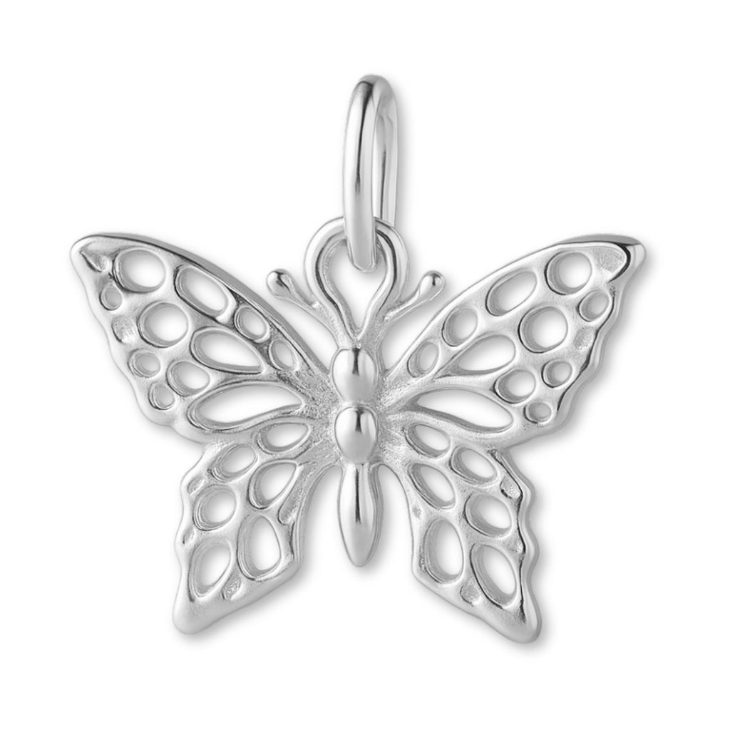 925 Sterling Silver - Lacewing Butterfly Charm