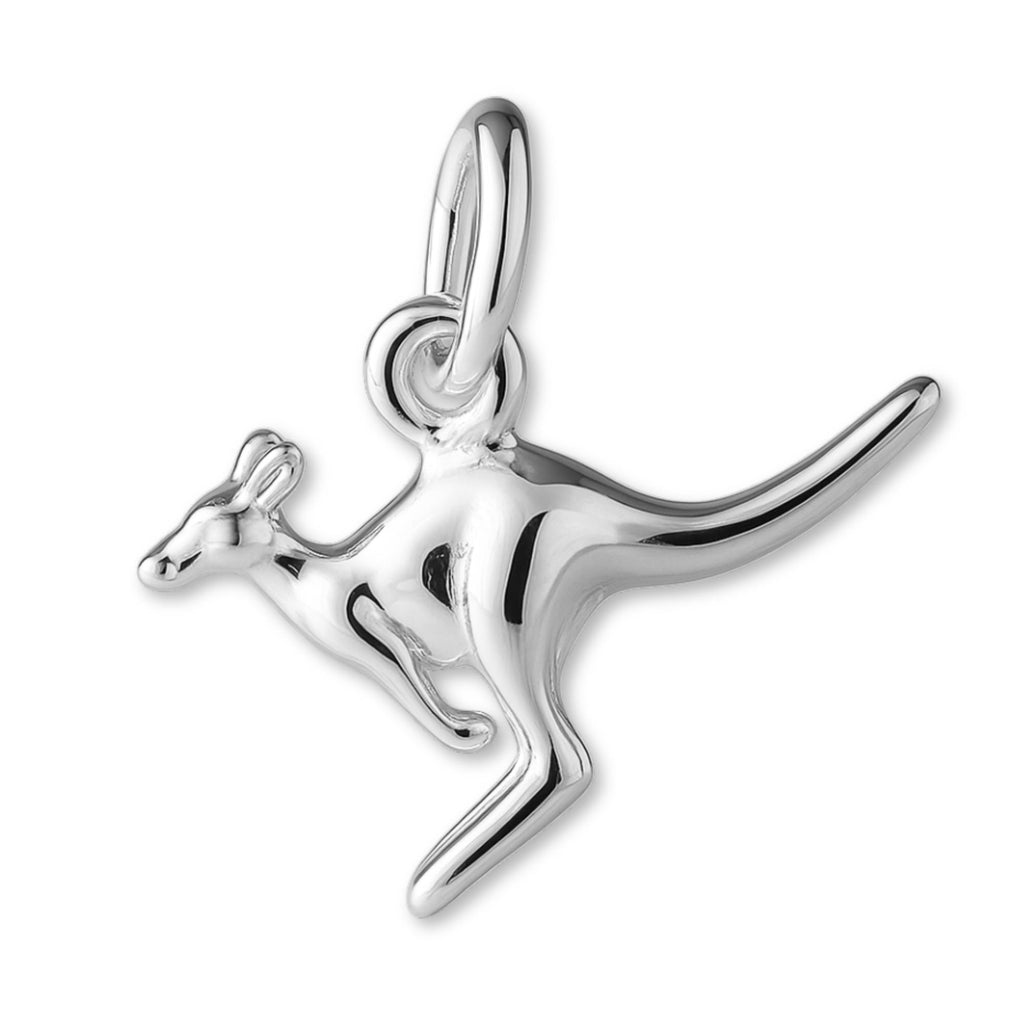 940 Argentium Silver - Jumping Kangaroo Charm