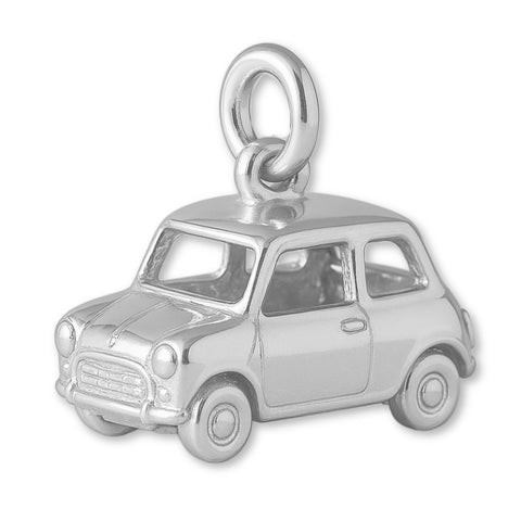 999 Pure Silver - Retro Mini Car Charm