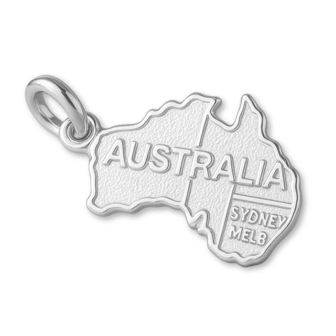 925 Sterling Silver - Australia Sydney Melbourne Charm