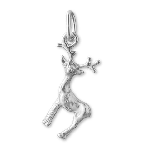 940 Argentium Silver - Tundra Reindeer Charm