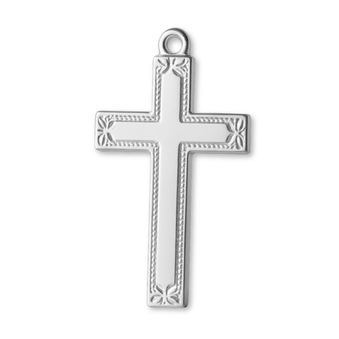 940 Argentium Silver - Artisan Crucifix Charm