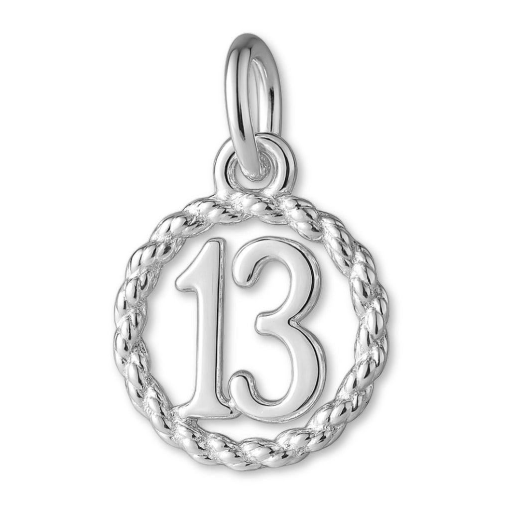 940 Argentium Silver - 13 Wreath Charm