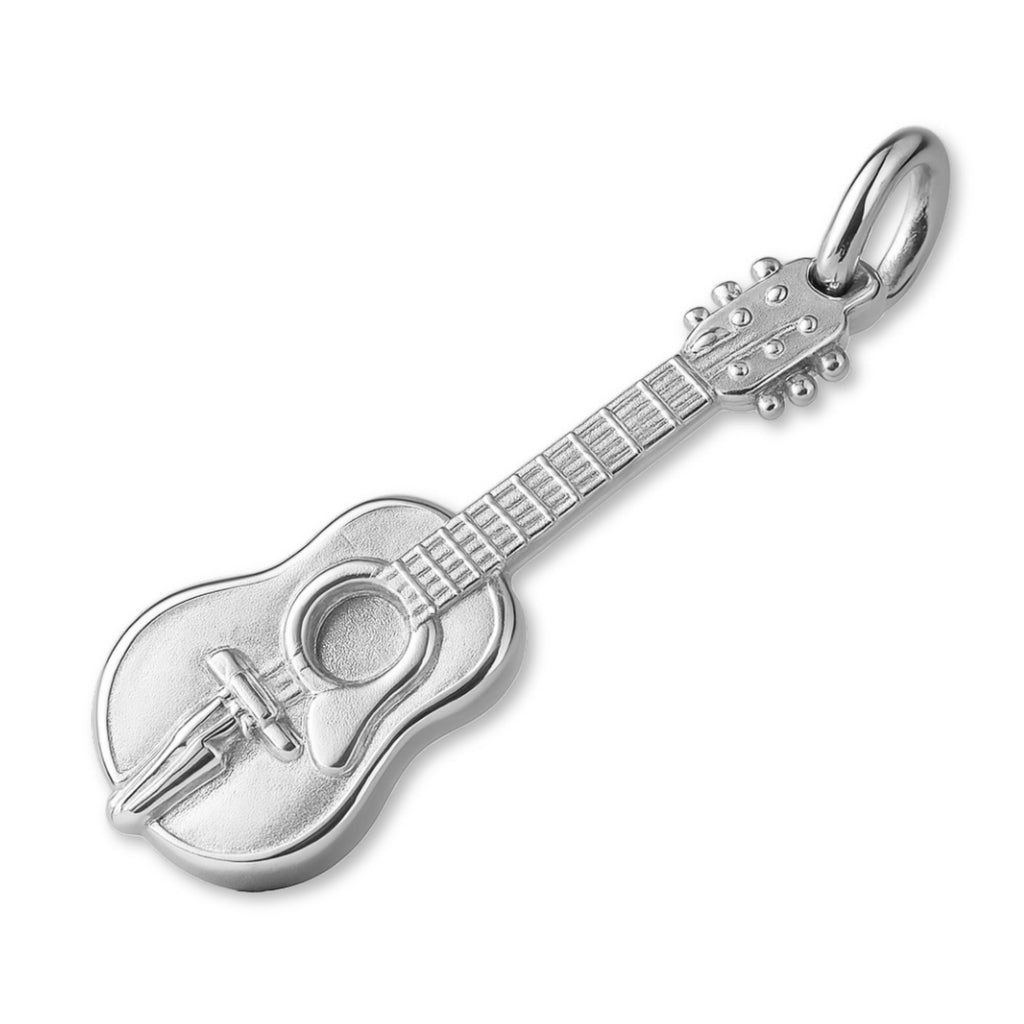 940 Argentium Silver - Acoustic Guitar Charm