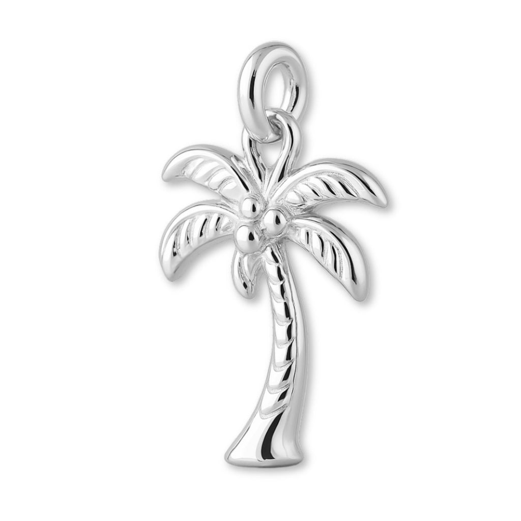 925 Sterling Silver - Tropical Palm Tree Charm