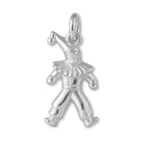 999 Pure Silver - Ruffled Collar Clown Charm
