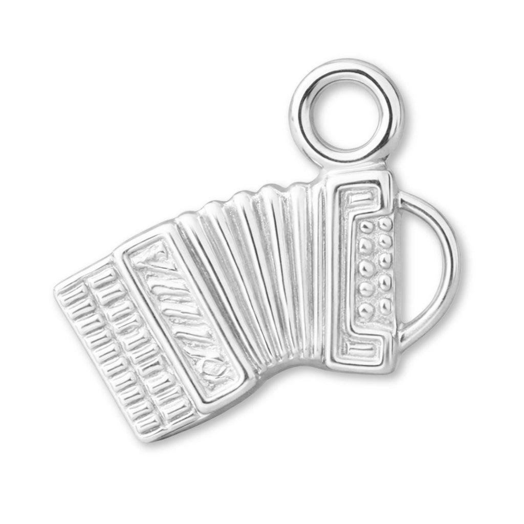 940 Argentium Silver - Piano Accordion Charm