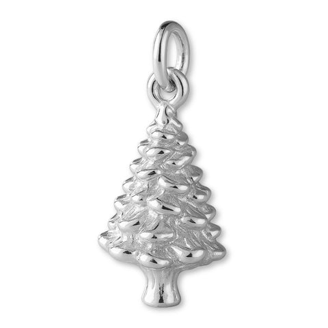 940 Argentium Silver - Classic Christmas Tree Charm