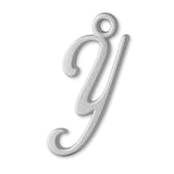 925 Sterling Silver - Cursive Letter Charm