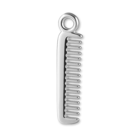 925 Sterling Silver - Barbers Comb Charm