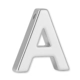 925 Sterling Silver - Block Letter Charm