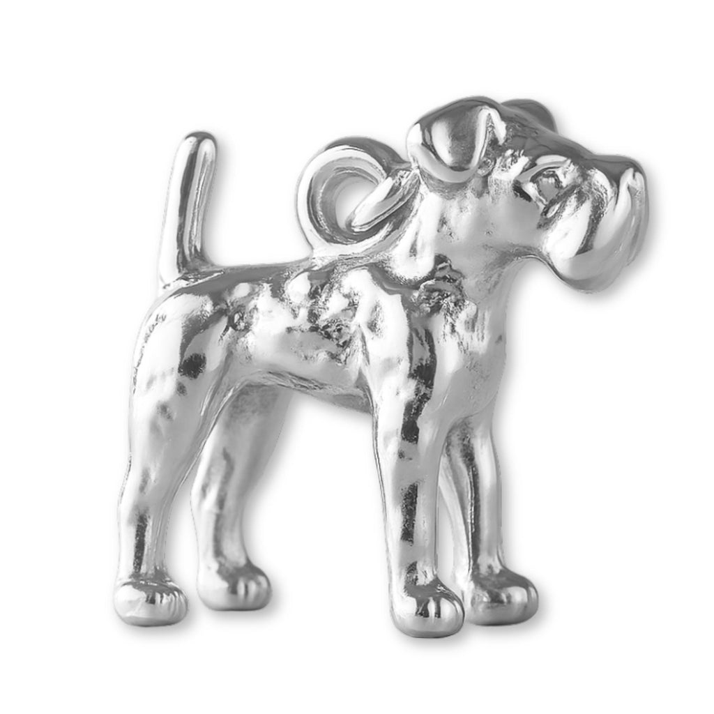 925 Sterling Silver - Welsh Terrier Dog Charm
